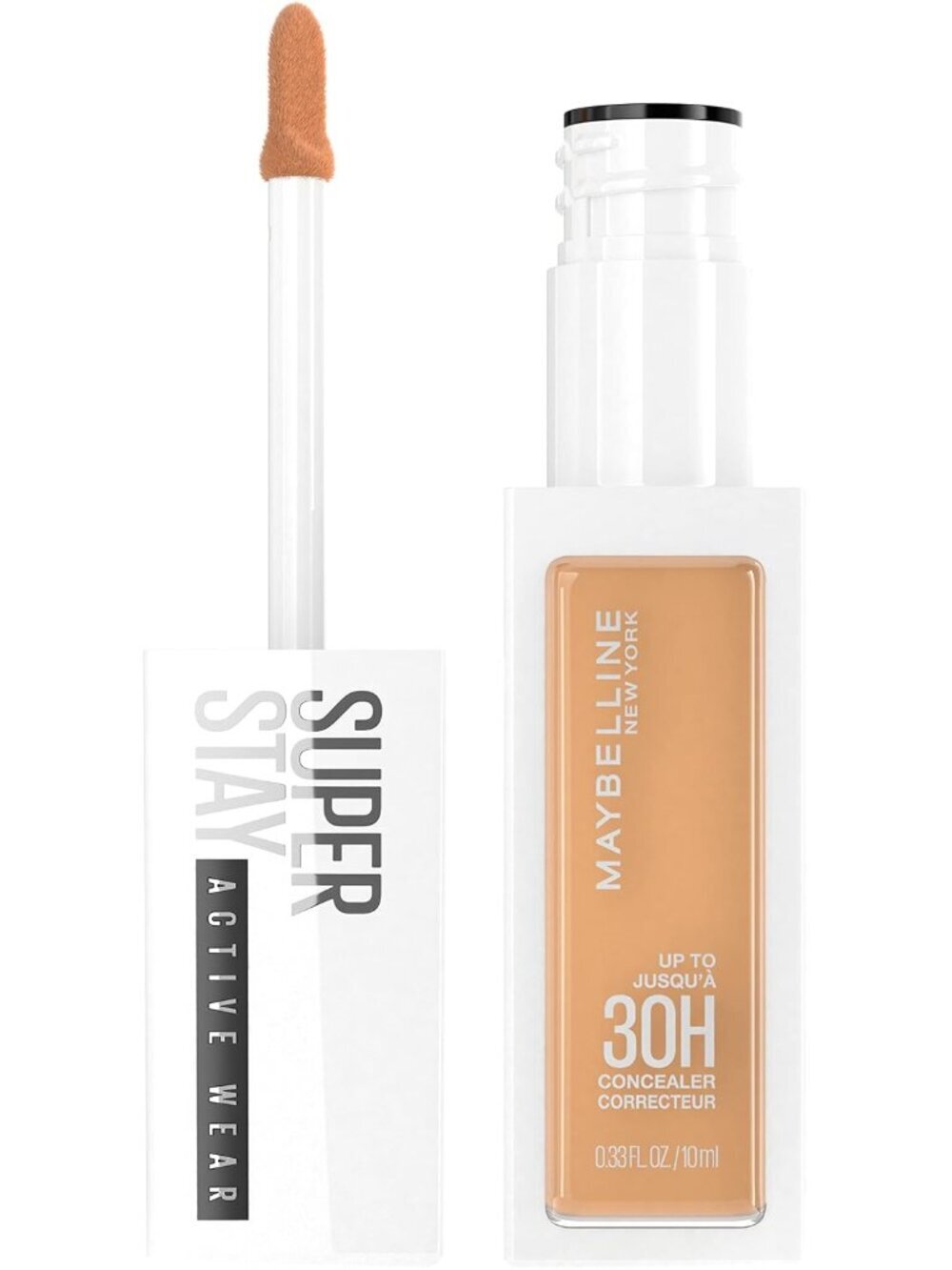Maybelline Super Stay Longwear Liquid Concealer, up to 30HR Wear, 30, 0.33 Fl OZ